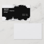 Vorlage für den Papierstapel für Visitenkarten Visitenkarte (Vorne/Hinten)