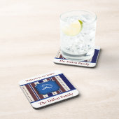 Vorlage für den personalisierten Patriotischen Unt Getränkeuntersetzer (Rechte Seite)