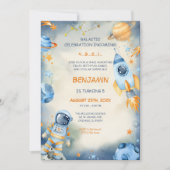 Vorlage für den personalisierten Weltraumtag (Vorderseite)