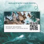 Vorlage für den QR-Code des Drohnenpiloten Visitenkarte