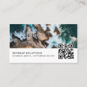 Vorlage für den QR-Code des Drohnenpiloten Visitenkarte (Vorderseite)