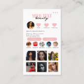 Vorlage für den QR-Code des Fotos Influencer Socia Visitenkarte (Rückseite)