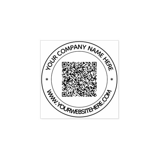 Vorlage für den QR-Code für benutzerdefinierte Bri Gummistempel (Prägung)