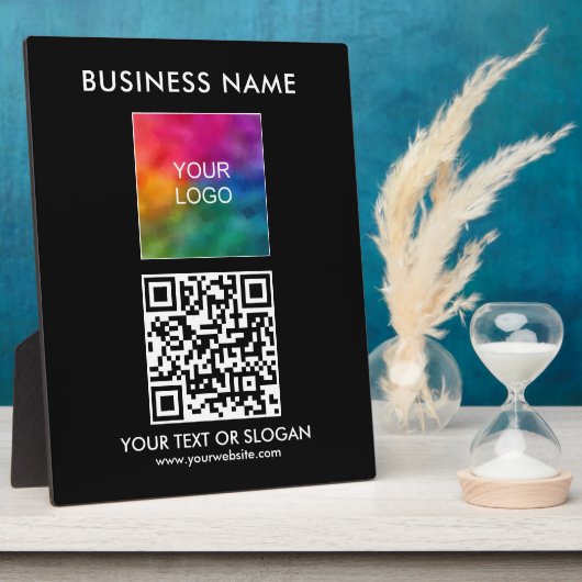 Vorlage für den QR-Code für Ihr Firmenlogo Fotoplatte (Seite)