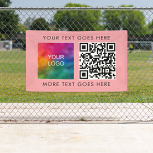 Vorlage für den QR-Code für moderne Unternehmen Ro Banner