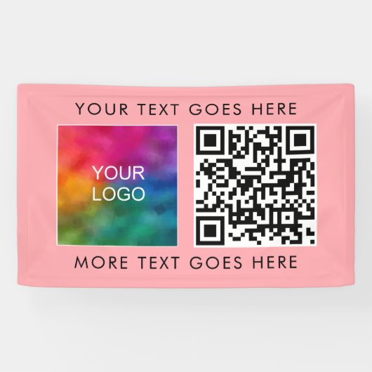 Vorlage für den QR-Code für moderne Unternehmen Ro Banner (Horizontal)