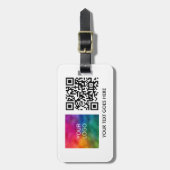 Vorlage für den QR-Code für Unternehmen Gepäckanhänger (Vorderseite vertikal)