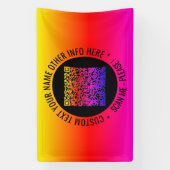 Vorlage für den QR-Code-Scan mit benutzerdefiniert Banner (Vertikal)