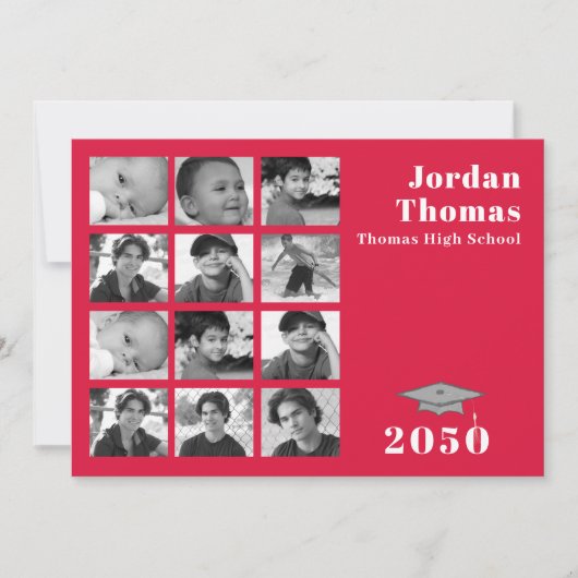 Vorlage für den roten Abschluss (Vorderseite)