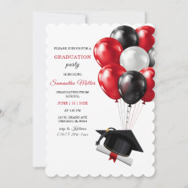 Vorlage für den roten und den schwarzen Abschluss