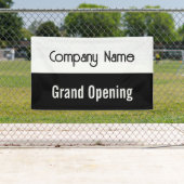 Vorlage für den Schwarz-weißen Firmennamen bei Gra Banner (Insitu)