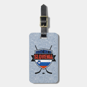 Vorlage für den slowenischen Eishockey-Tag Gepäckanhänger