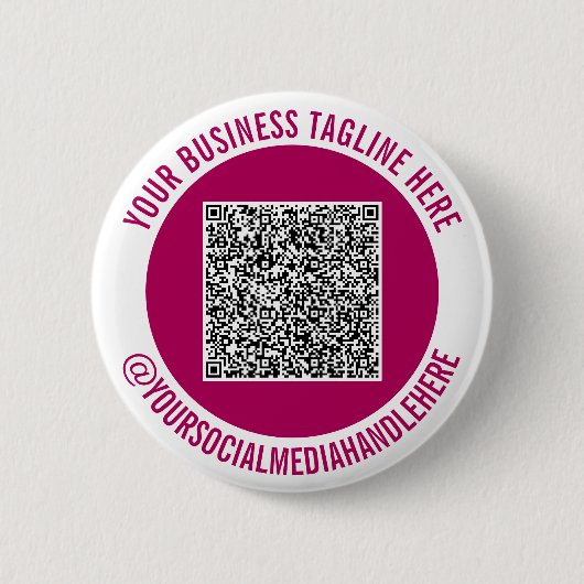 Vorlage für den sozialen Media-Button "Design QR" Button (Vorderseite)