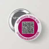 Vorlage für den sozialen Media-Button "Design QR" Button (Vorne & Hinten)