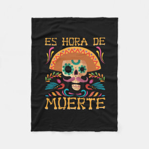 Vorlage für den T - Shirt Vector dia de los muerto Fleecedecke