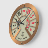 Vorlage für den Telegrafenschreiber für Steampunk- Große Wanduhr (Winkel)