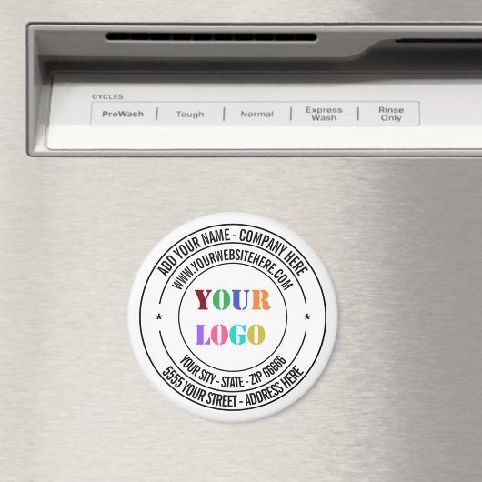 Vorlage für den Text des Firmenlogos anpassen Magnet (In Situ (Geschirrspüler))