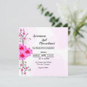 Vorlage für den Vektor für die Hochzeitskarte (Stehend Vorderseite)