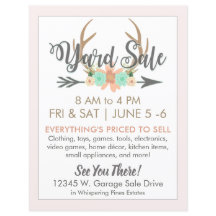 Vorlage für den Verkauf von Flyern - leicht