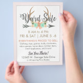 Vorlage für den Verkauf von Flyern - leicht Flyer (Hand)