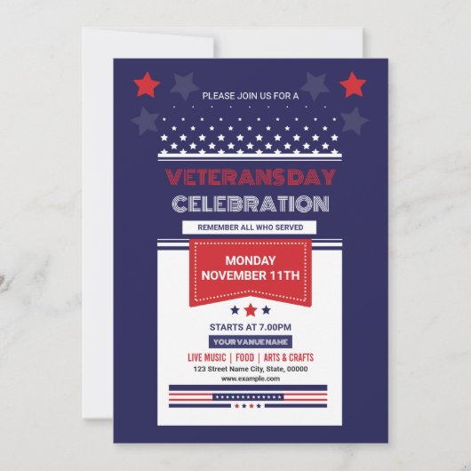 Vorlage für den Veteranen-Flyer (Vorderseite)