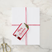 Vorlage für den Weihnachtsbaum Geschenkanhänger (Mit Garn)