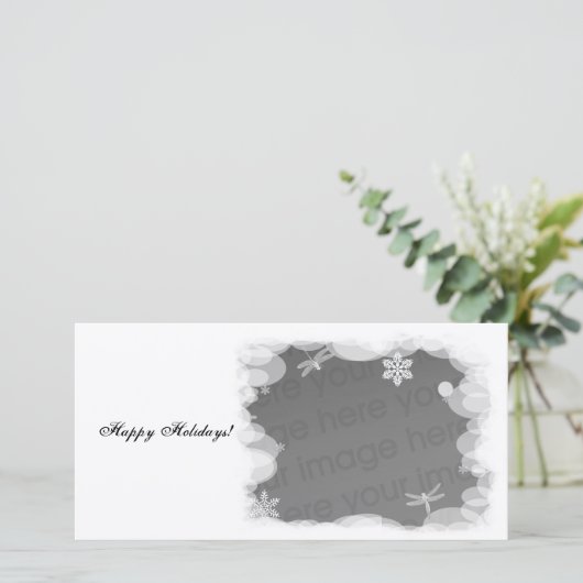 Vorlage für den Winterurlaub (Stehend Vorderseite)