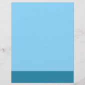 Vorlage für den Yard Sale-Flyer (Aqua Blue) Flyer (Hinten)