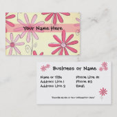 Vorlage für Designer Ladys Visitenkarte (Vorne/Hinten)