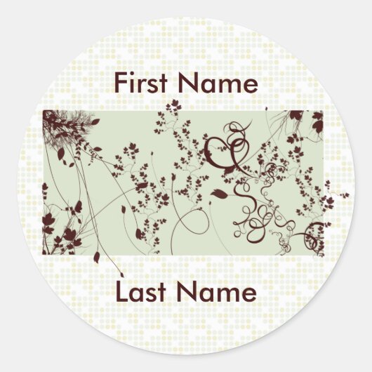 Vorlage für Designer-Umschlag Aufkleber (Vorderseite)