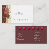 Vorlage für Designer-Visitenkarten Visitenkarte (Vorne/Hinten)