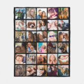 Vorlage für die 30-Quadratzollage Fleecedecke (Vorderseite)