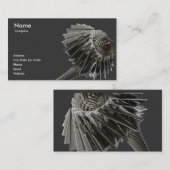 Vorlage für die abstrakte Berufliche Visitenkarte (Vorne/Hinten)