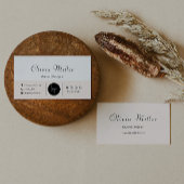 Vorlage für die aktualisierte Visitenkarte