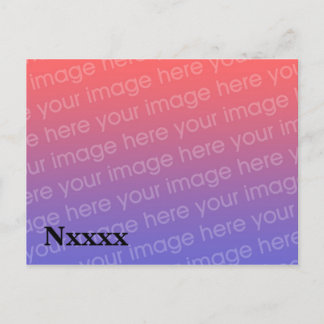 Vorlage für die Amateurfunkkarte QSL Postkarte