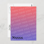 Vorlage für die Amateurfunkkarte QSL Postkarte (Vorne/Hinten)