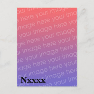 Vorlage für die Amateurfunkkarte QSL Postkarte