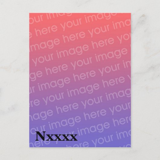 Vorlage für die Amateurfunkkarte QSL Postkarte (Vorderseite)