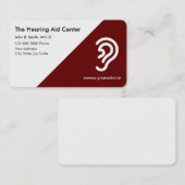 Vorlage für die Anhörung von Aids Center-Visitenka Visitenkarte (Vorne/Hinten)