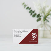 Vorlage für die Anhörung von Aids Center-Visitenka Visitenkarte (Stehend Vorderseite)