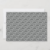 Vorlage für die Ankündigung von Abschluss-Typograf (Rückseite)