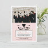 Vorlage für die Ankündigung von Abschlüssen (Stehend Vorderseite)