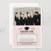 Vorlage für die Ankündigung von Abschlüssen (Vorne/Hinten)