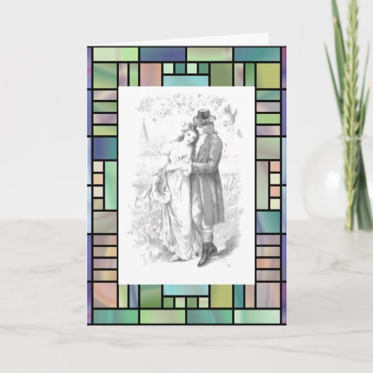 Vorlage für die Ankündigung von Verlobungen (Vorderseite)