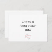 Vorlage für die Antwortkarte (3,5 x 5 Zoll) (Vorne/Hinten)