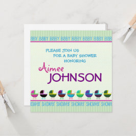 Vorlage für die Babydusche