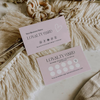 Vorlage für die bearbeitbare Kundenkarte, Treuekarte