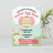 Vorlage für die bearbeitbare Ostereijagd (Stehend Vorderseite)