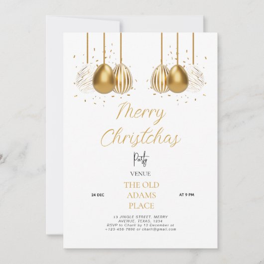 Vorlage für die bearbeitbare Weihnachtszeit (Vorderseite)