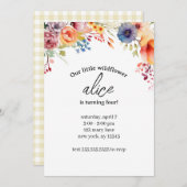 Vorlage für die Bearbeitung von Wildblumen für Geb (Vorne/Hinten)